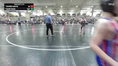 70 lbs Champ. Round 1 - Tucker Austin, Halls Wrestling vs David Ross, Bartlett Wrestling Club