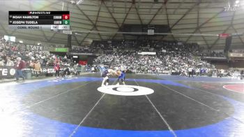 Boys 4A 157 lbs Cons. Round 1 - Joseph Tudela, Curtis vs Noah Hamilton, Sumner