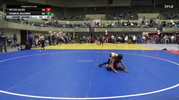 90 lbs Champ. Round 1 - Charlie Salonek, Bison Wrestling Club vs Myles Allen, Super D Wrestling