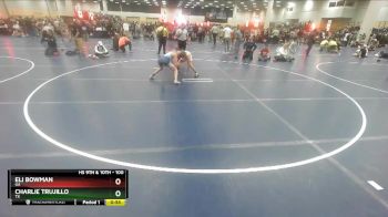 100 lbs Cons. Round 3 - Charlie Trujillo, TX vs Eli Bowman, GA