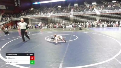 46 lbs Quarterfinal - Lincoln Idso, Dickinson WC vs Kempsey Conry, Pomona Elite