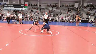 120 lbs Round Of 64 - Cade Collins, Triumph Blue - HSB vs Brayden Laird, Kraken Black - HSB