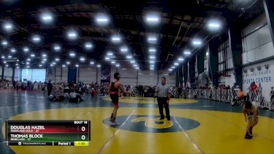 100 lbs Rd# 7- 10:45am Saturday Final Pool - Douglas Hazel, Maryland GOLD vs Thomas Block, Rebellion