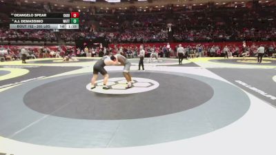 285 lbs Quarters - Deangelo Spear, Canton South vs A.J. DeMassimo, Watterson