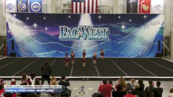 Idaho All-Star Cheer - Baby Flares [2026 L1 Tiny - Novice - Restrictions Day 1] 2026 PacWest Utah Challenge