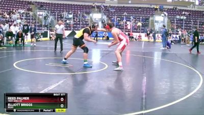 215 lbs Cons. Round 3 - Reed Palmer, Troy Area Hs vs Elliott Briggs, BGAH