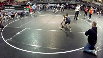 70 lbs Cons. Round 2 - Lincoln Field, Rocks Wrestling Club vs River Beller, NGSE