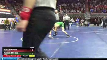 2 lbs Champ. Round 1 - Tucker Stangel, Osage vs Gage Blauwet, West Lyon