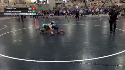120 lbs Cons. Semi - Aidan Hovsepian, Williamson Co Wrestling Club vs Sophia Lee, Seymour Youth Wrestling Club
