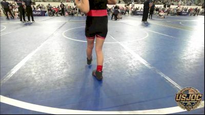 50 lbs Consi Of 8 #2 - Dellaray Leniger, Team Nomad vs Everly Neff, Chickasha Youth Wrestling