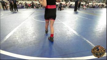 50 lbs Consi Of 8 #2 - Dellaray Leniger, Team Nomad vs Everly Neff, Chickasha Youth Wrestling