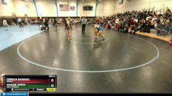 188-190 lbs Round 3 - Maggie Smith, Rock Springs vs Cerelia Barrios, Gering