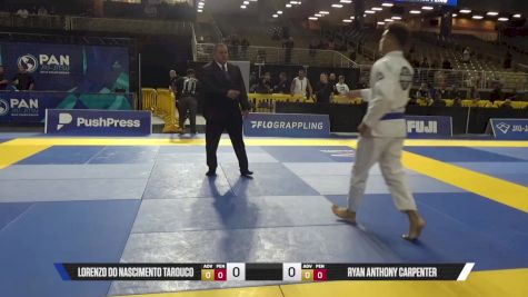 Lorenzo Do Nascimento Tarouco vs Ryan Anthony Carpenter 2025 Pan Jiu Jitsu IBJJF Championship