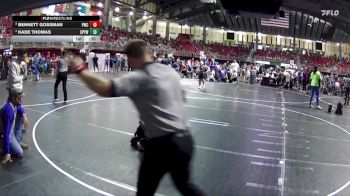 85 lbs Cons. Semi - Bennett Gossman, Pioneer Wrestling Club vs Kade Thomas, St Paul Youth Wrestling