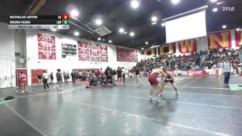 150 lbs Cons. Round 3 - Keanu Kubo, Long Beach Wilson vs Nicholas Linton, Oak Hills