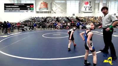 50 lbs Semifinal - Cooper Hopkins, Club Not Listed vs Gavin Pakusch, Brockport Youth Wrestling Club