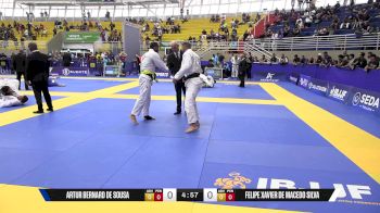Felipe Xavier De Macedo Silva vs Artur Bernard De Sousa 2025 Brasileiro Jiu-Jitsu IBJJF