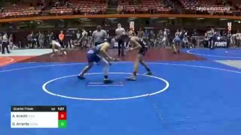 130 lbs Quarterfinal - Aiden Kracht, Spearfish Spartans vs Dane Arrants, GI Grapplers