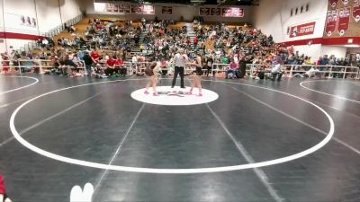 120 lbs Champ. Round 1 - Emma Montgomery, Laramie vs Sophia Pourkaldani, Rawlins