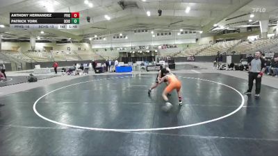 144 lbs 2nd Wrestleback (8 Team) - Patrick York, Station Camp High School vs Anthony Hernandez, Pigeon Forge High School