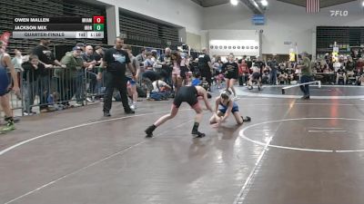 93 lbs Quarterfinal - Owen Mallen, Maine Hammahs - MSC vs Jackson Mix, Iron Wolves
