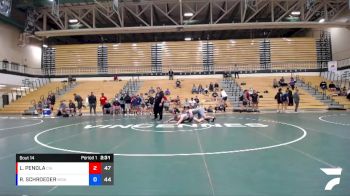 195 lbs Round 5 (6 Team) - LUKE PENOLA, CENTRAL INDIANA ACADEMY OF WRESTLING vs REID SCHROEDER, MAURER COUGHLIN WRESTLING CLUB