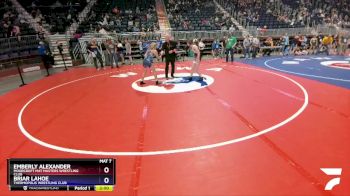 108 lbs 3rd Place Match - Emberly Alexander, Moorcroft Mat Masters Wrestling Club vs Briar Lahoe, Thermopolis Wrestling Club