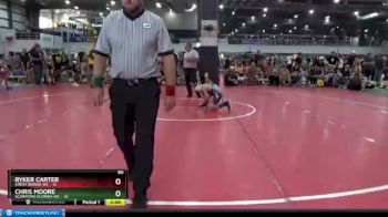 90 lbs Round 6 (8 Team) - Ryker Carter, GREAT BRIDGE WC vs Chris Moore, SCORPIONS FLORIDA WC