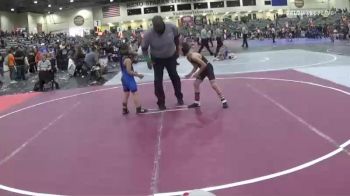 61 lbs Consolation - Colt Arey, West Valley Junior Eagles vs Tommo Quartz, Nevada Elite