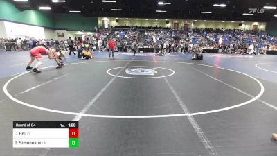 165 lbs Round Of 64 - Colton Bell, FL vs Braeden Simoneaux, LA