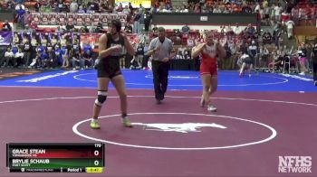 170 lbs Cons. Round 3 - Grace Stean, Tonganoxie HS vs Brylie Schaub, Fort Scott