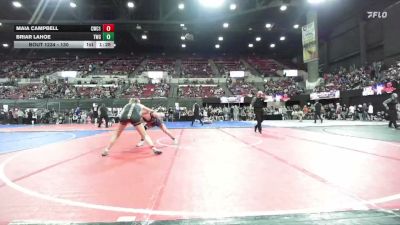 130 lbs Quarterfinal - Maia Campbell, Fort Benton Longhorn Wrestling vs Briar Lahoe, Thermopolis Wrestling Club