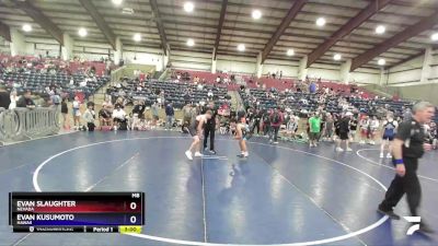 120 lbs Semifinal - Evan Slaughter, Nevada vs Evan Kusumoto, Hawaii