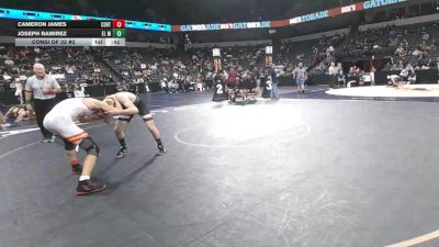 138 lbs Consi Of 32 #2 - Cameron James, Centennial (Corona) (SS) vs Joseph Ramirez, El Modena (SS)