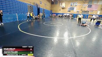 120lbs Cons. Round 3 - Kylee Geelan, Montesano (Girls) vs Paeton Pollard, Rogers (Puyallup) (Girls)