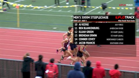 Men's 3k Steeplechase, Heat 4