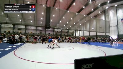 Junior Boys FS - 157 lbs Champ. Round 1 - Mason Stucky, OR vs Teegen Stolen, WA
