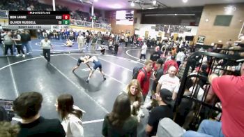 138 lbs Cons. Round 5 - Oliver Russell, Chiawana vs Ben Jaime, Mead