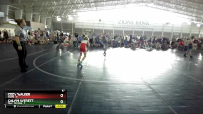 87 lbs Quarters & Wb (16 Team) - Calvin Averett, Team Oregon vs Cody Walker, INWTC