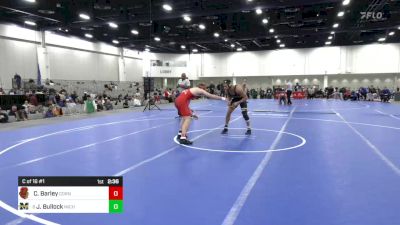 184 lbs C Of 16 #1 - Colt Barley, Cornell vs Jaden Bullock, Michigan