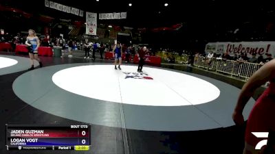 165 lbs Quarterfinal - Jaden Guzman, Delano Diablos Wrestling vs Logan Vogt, California