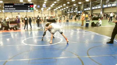 126 lbs Consi Of 16 #1 - Colin Zito, NY vs Jack Hudson, DE