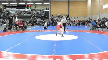 114 lbs Quarterfinal - Kennedie Davis, Bridgewater-Raynham vs Jocelyn Allen, North Country