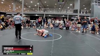 88 lbs Round 5 (8 Team) - Dylan Zella, Iron Horse vs Zakk Kulas, Junior Terps