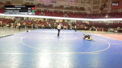 114 lbs Cons. Round 3 - Raeneasha Linze, Caldwell vs Corrina Tovar, Borah