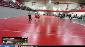 185 lbs Round 4 - Juliana LeFort, Lucas Lovejoy (Girls) vs Ella Schultz, Katy Tompkins (Girls)