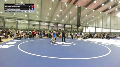 Junior Boys FS - 126 lbs Cons. Round 3 - Michael Schliewe, CA vs Vincent Ramirez, CA