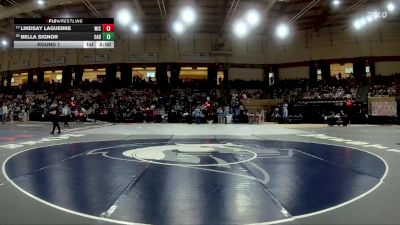 100 lbs Round 1 - Lindsay Laguerre, Wicomico vs Bella Signor, Oakdale