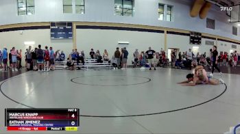 144 lbs Cons. Round 3 - Marcus Knapp, Whiteland Wrestling Club vs Eathan Jimenez, Warrior Regional Training Center