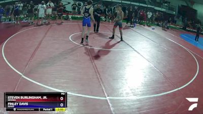 132 lbs Cons. Semi - Steven Burlingham, Jr., Nevada vs Finley Davis, Idaho